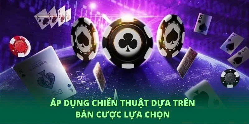 Hãy áp dụng kinh nghiệm cho bàn đặt phù hợp